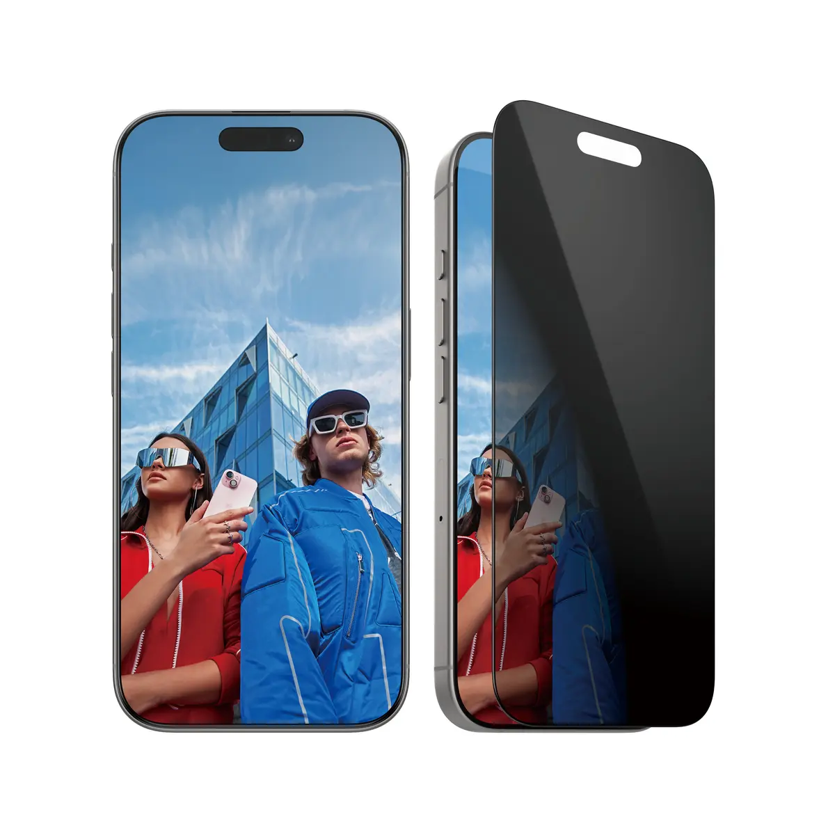 PanzerGlass 2-Way Privacy ekrāna aizsargs iPhone