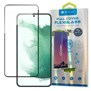 Tempered glass screen protector Bestsuit for Samsung Galaxy S22 — full-screen 3D edge, full-adhesive