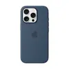 Silicone Case MagSafe for Apple iPhone 16 Pro — Denim Photo 2