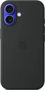 Silicone MagSafe Cover for iPhone 16 by Apple — Black