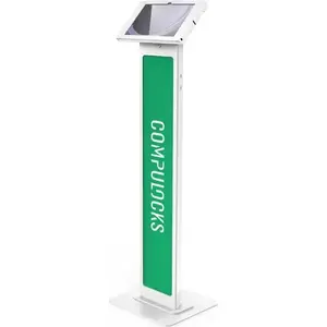 Floor stand enclosure for Galaxy Tab A9+ by Compulocks — Apex brandable with mounting kit