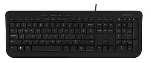 Incase Designed by Microsoft Wired 600 keyboard Universal USB QWERTY German Black