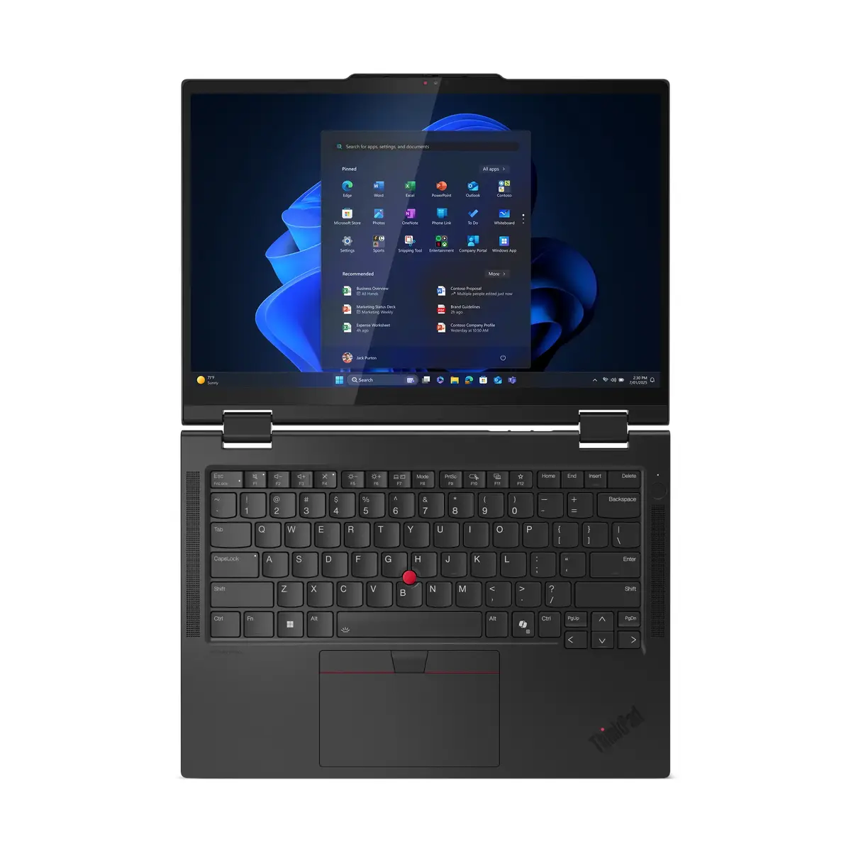 Lenovo ThinkPad T14s 2‑in‑1 Gen 1 pārveidojamais klēpis Photo 16