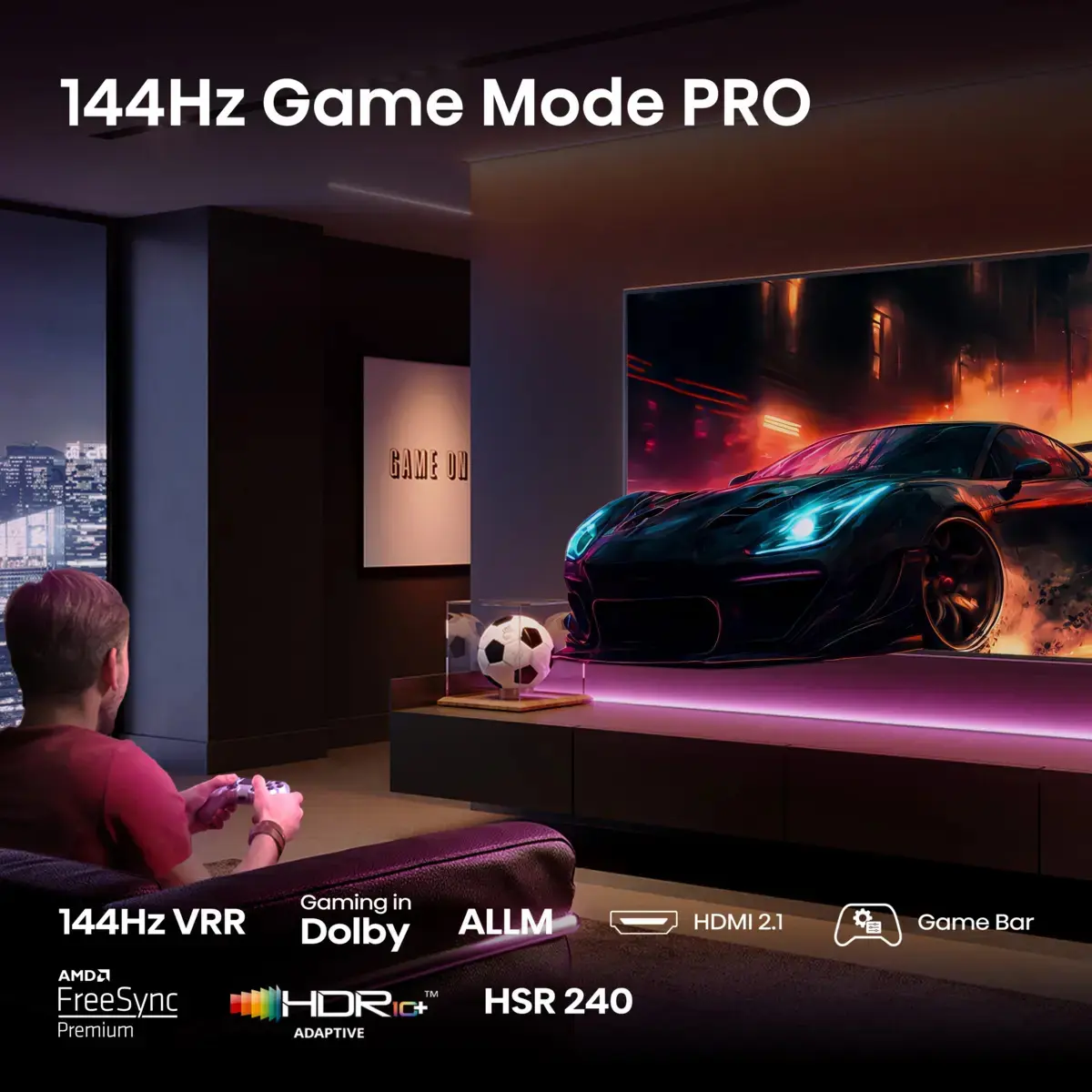 Телевизор Hisense 100E7Q PRO Smart TV Photo 19