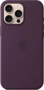 Silicone MagSafe Cover for iPhone 16 Pro Max by Apple — Plum color