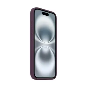 Silicone Case Apple iPhone 16 MagSafe Plum Cover