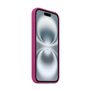 Silicone Case Apple iPhone 16 Fuchsia Cover 6.1 inch
