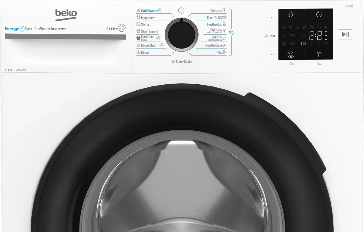 BEKO BM3WFSU38413WB фронтальная стиральная машина Photo 4