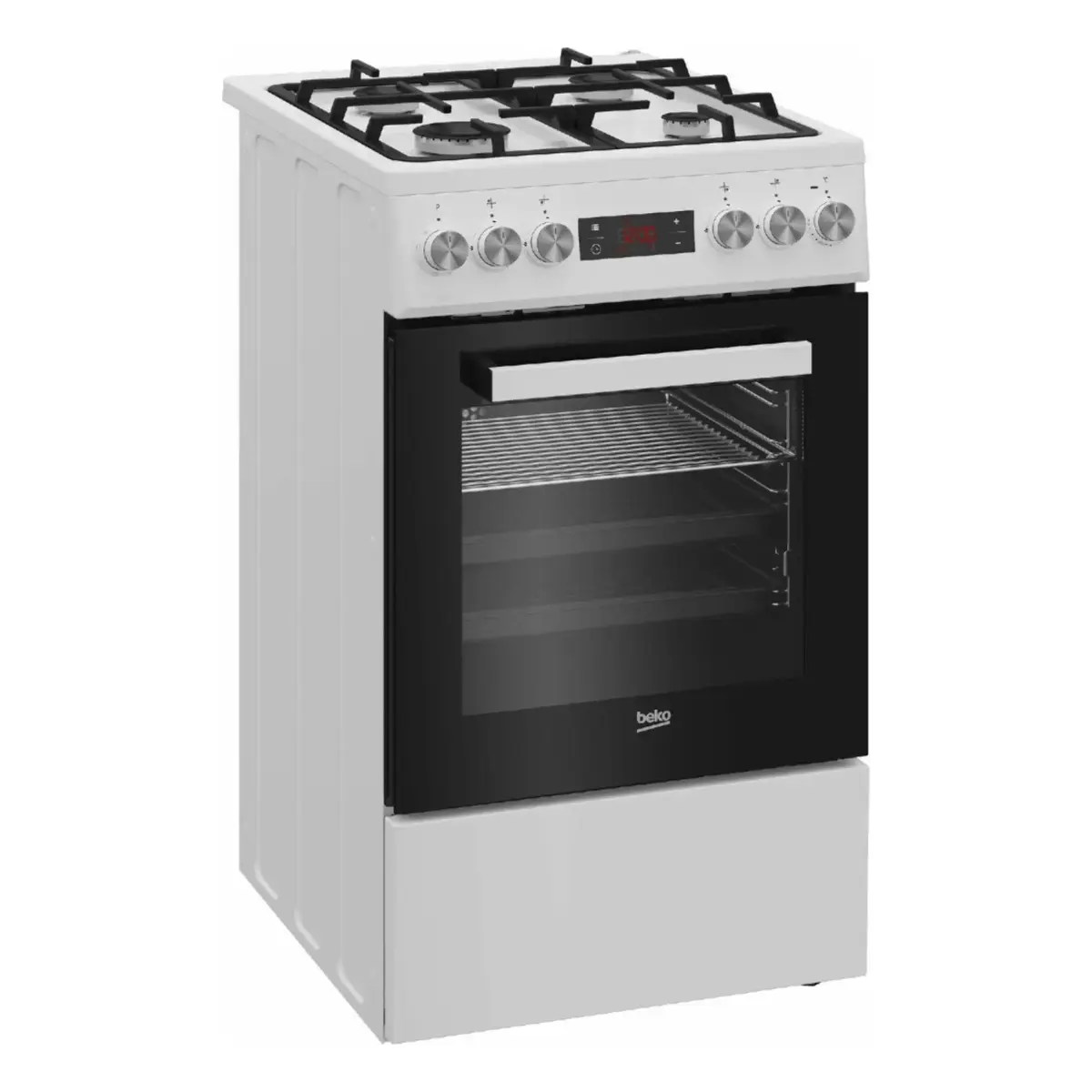 Газовая плита BEKO FSM52332DWDT 4 конфорки 60 см Photo 2