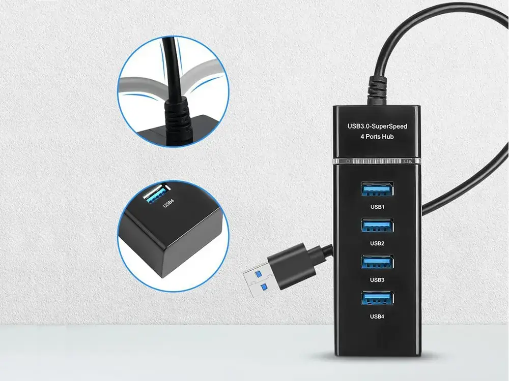 USB 3.0 4 portu sadalītājs Fusion GB3USB4PRT Photo 2