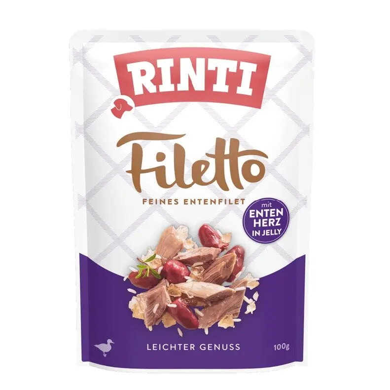 Mitrs barības produkts suņiem RINTI Filetto