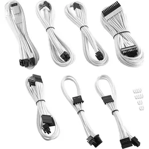 CableMod C-Series PRO ModMesh 12VHPWR Cable Kit for Corsair RM/RMi/RMx (Black Label White)