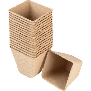 Торфяные горшочки для рассады Verto 8 × 8 × 7,8 см (18 шт.)