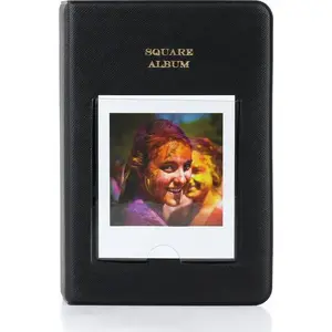 Photo album LoveInstant SB6774 for 64 photos — compatible with Fujifilm Instax Square (SQ1, SQ6, SQ10, SQ20) — Black