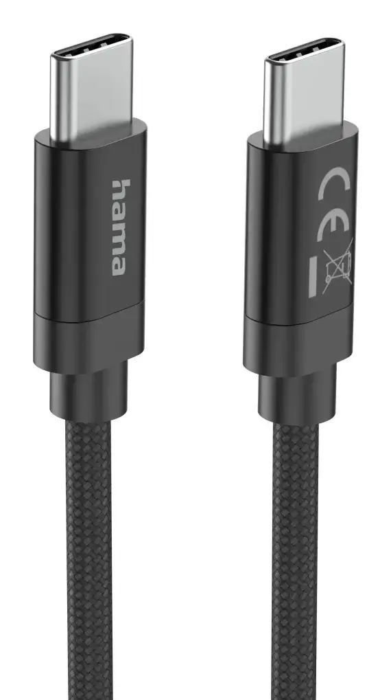 Hama Fabric USB-C uz USB-C kabelis 3 m Photo 3