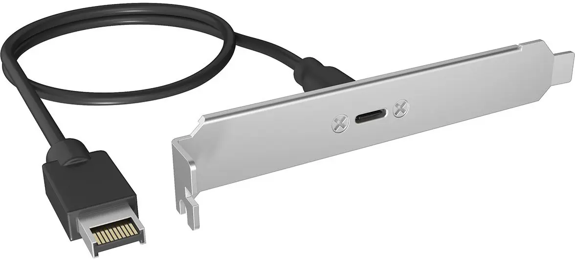 ICY BOX USB Type-C aizmugurējais panelis