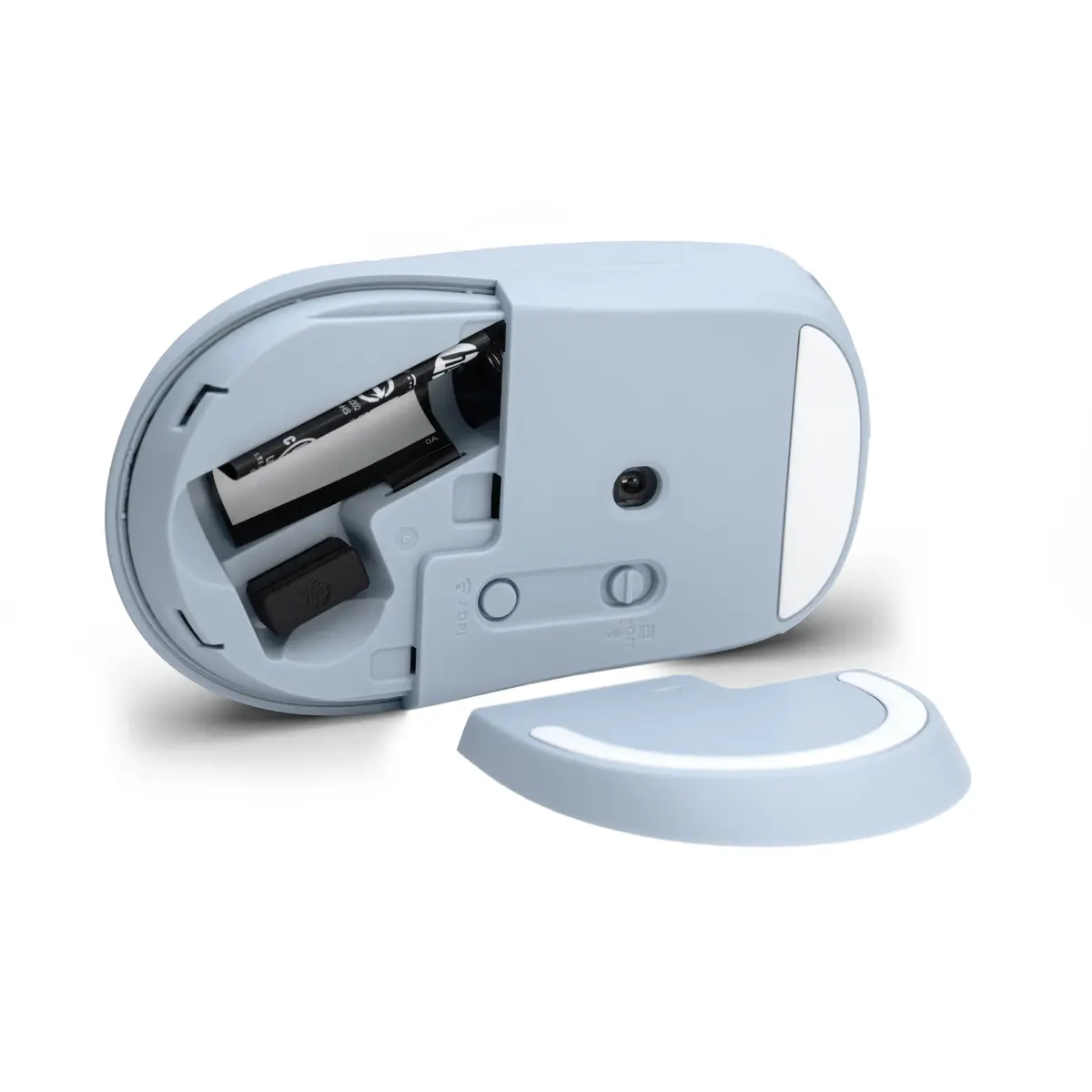 HP 400 Quiet Blue беспроводная мышь Photo 4