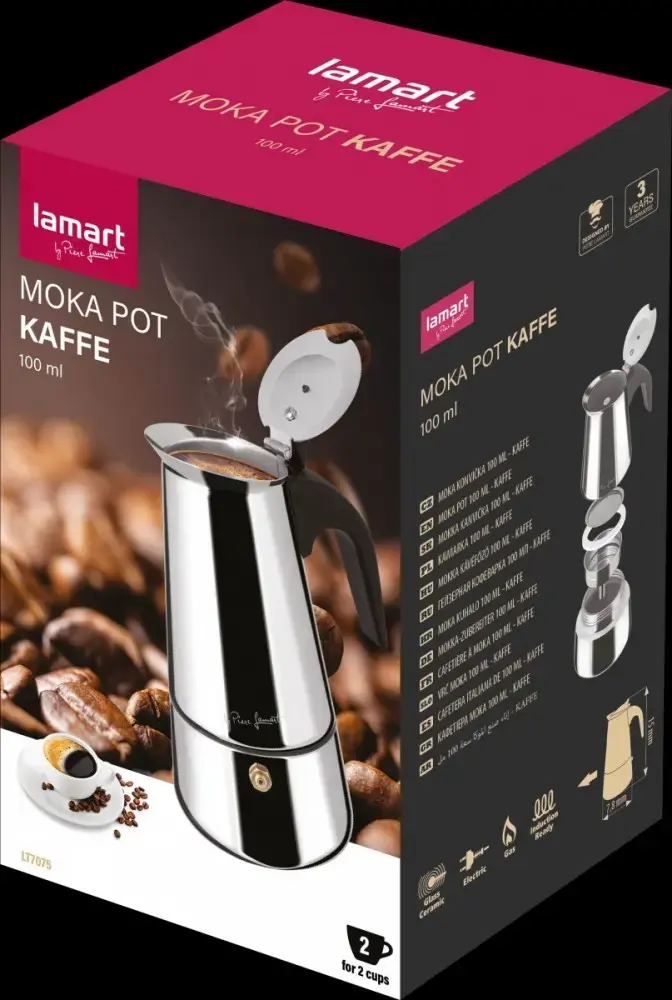 Moka coffee maker LAMART LT7075 100 ml Photo 5