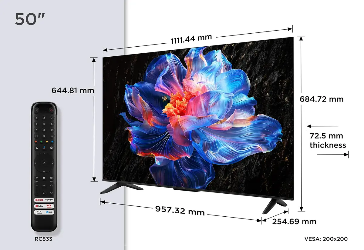 TCL 50" V6C 4K Ultra HD телевизор Photo 2