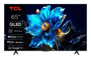 TCL 65T69C Smart TV 65 Collas 4K Ultra HD QLED Google TV Wi-Fi Melns