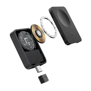 Bezvadu lādētājs Baseus MagPro USB-C 2.5W priekš Apple Watch, melns