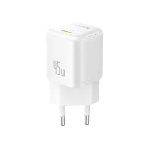 Сетевое быстрое зарядное устройство Baseus PicoGo GaN 45W USB‑C QC PD — один USB‑C 45 Вт