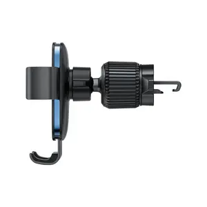 Auto turētājs Baseus Metal Age 3 (gaisa ventilācijas) priekš 4.7–7.2" viedtālruņiem, melns