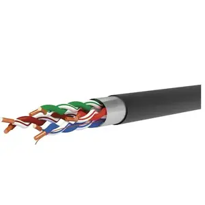 Outdoor F/UTP CAT5E cable EMOS 24AWG black Eca
