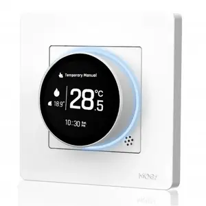 Smart thermostat MOES ZHT-SR-GC-WH-MS ZigBee for gas/water boiler, wall-mounted, white