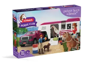 Schleich Truck and Trailer 42705S — Lakeside play set with horse and accessories