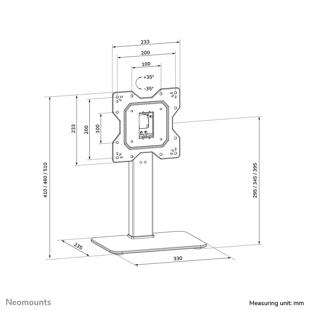 TV statīvs Neomounts DS45-430BL12 Photo 19