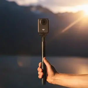 DJI Osmo 360 Adventure Combo Action Camera, 8K Ultra HD, 120MP, 240 fps, IP68, 2" Display, MicroSD