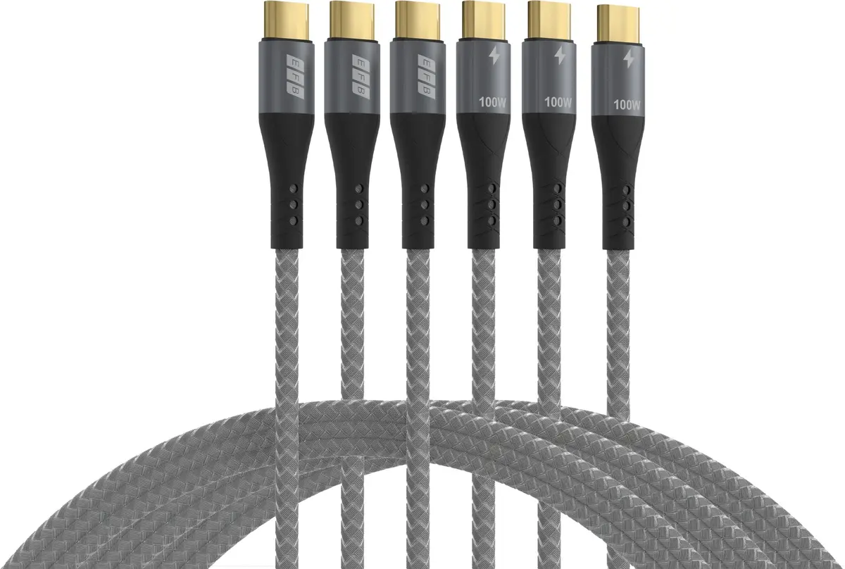 USB-C kabeļu komplekts EFB Elektronik USB-CC-00007