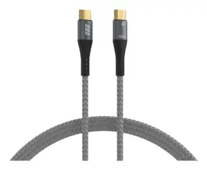 USB-C to USB-C cable EFB Elektronik USB-CC-00001 USB 2.0 0.5 m 0.48 Gbit/s 100 W Black/Grey