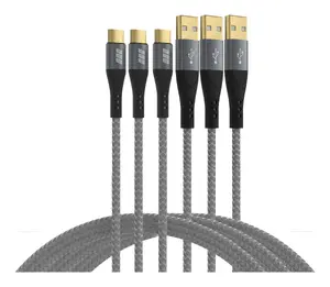 USB cable EFB Elektronik USB-AC-00008 — USB A to USB C, USB 2.0, 2 m, 0.48 Gbit/s, 60 W, black/grey