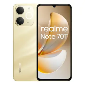 Smartphone realme Note 70T 6.74" Dual SIM Android 15 4GB 256GB Gold