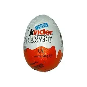 Kinder Surprise Chocolate Egg 20 g — milk chocolate with surprise toy inside