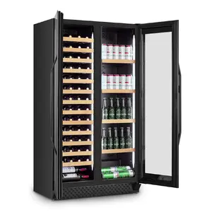 Wine cooler Caso WineChef Duo 00674 — compressor, capacity up to 122 bottles, black, energy class D