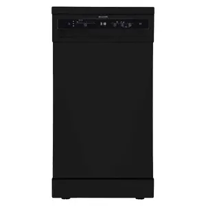 Built-in dishwasher Brandt BDF3024DB, 12 place settings, 46 dB, stainless steel interior, black