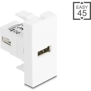 USB 2.0 Type-A to Type-A Cable Adapter, DELOCK 90908, shielded, USB 2.0