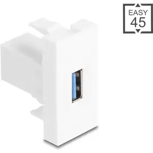 USB Type-A 5 Gbps module DELOCK Easy 45 — Type-A BU to Type-A, 5 Gbps