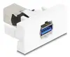 Keystone module DELOCK 90910 USB A, flat, white Photo 2