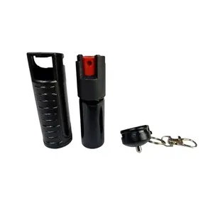 Перцовый гель для самозащиты GUARD YC-10015, 20 мл, гелевая формула, 2 000 000 SHU, с клипсой для ключей и стеклобойом, чёрный