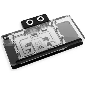 Graphics card Alphacool Core RX 9070 XT Taichi Transparent Chrome with backplate