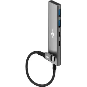 USB-хаб WENTRONIC 4 порта USB-C/USB-A 5 Гбит/с модель 76563 slim