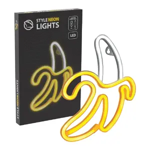 Decorative Neon Light MANTA SNL01WHT — bright colorful design, wall-mounted accent lighting