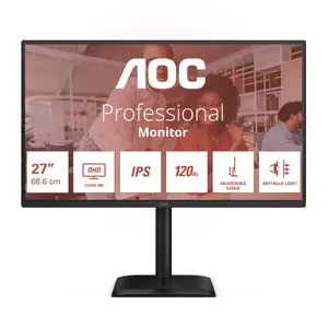 Monitors AOC E4 Q27E4U 27" Quad HD LED 2560 x 1440