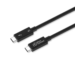 Кабель MicroConnect Premium Thunderbolt 5 USB-C to USB-C 80 Гбит/с 240Вт 16K60Hz