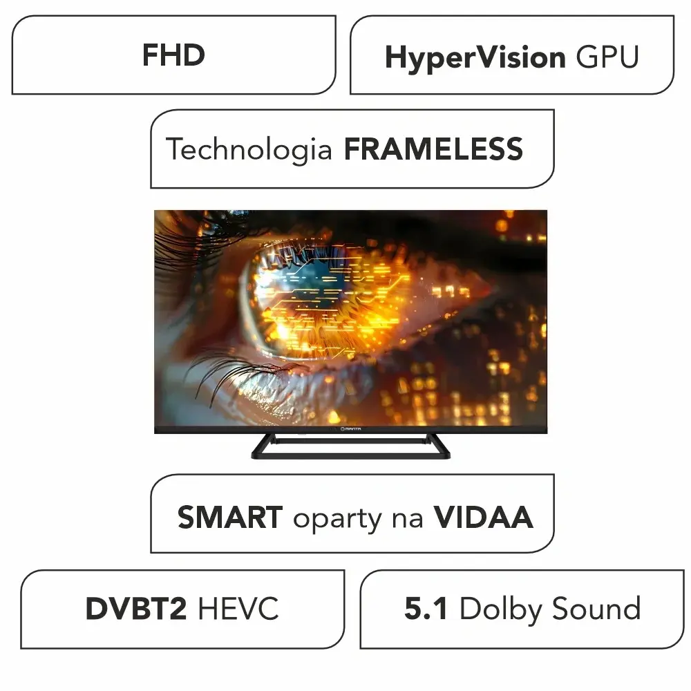 Manta 40LFV125E 40" Full HD Smart TV televizors Photo 11