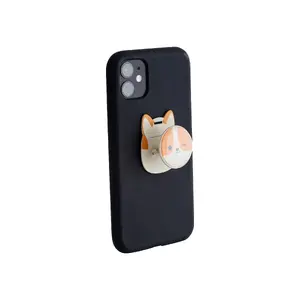Mobile phone holder SQUISHMALLOWS Regina — decorative plush stand for smartphones